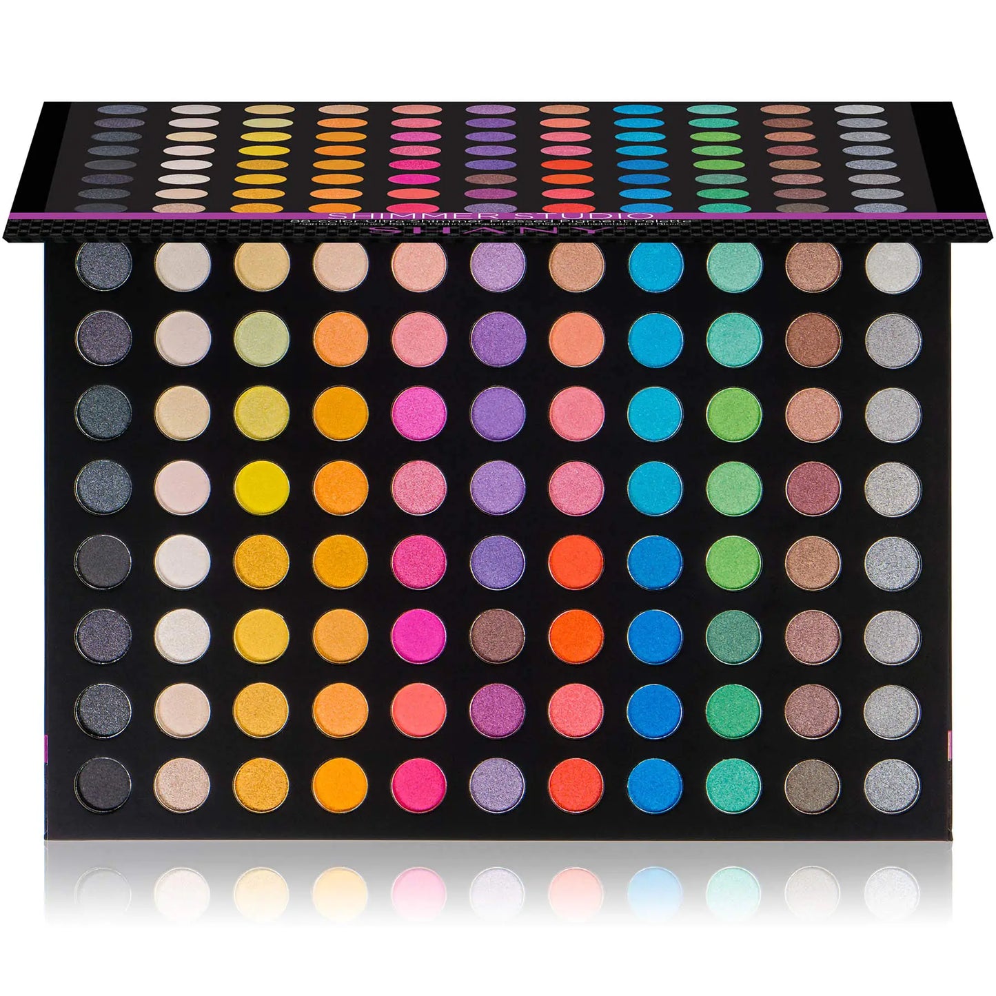 SHANY SHIMMER STUDIO Eye shadow Palette MatteShimmer and Metallic Eye Makeup Studio Colors for Smoky Eyes and Natural Look