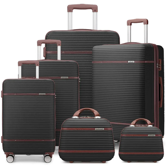 Lulusail Luggage Sets 6 Piece