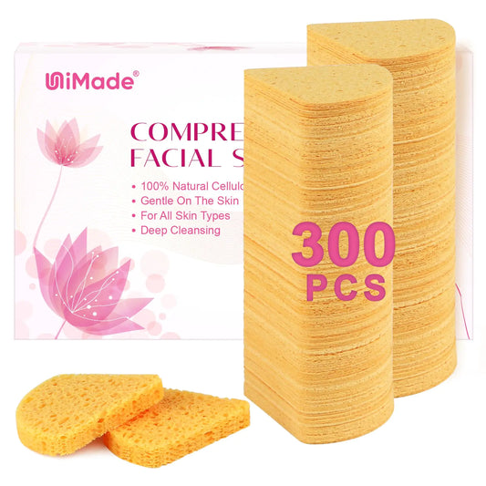 300-Count Compressed Facial Sponges